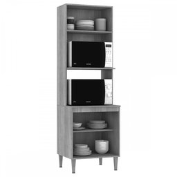 Torre Quente Max 4 Portas 2 Prateleiras Cinza/champagne Kd21 - Fellicci - 2