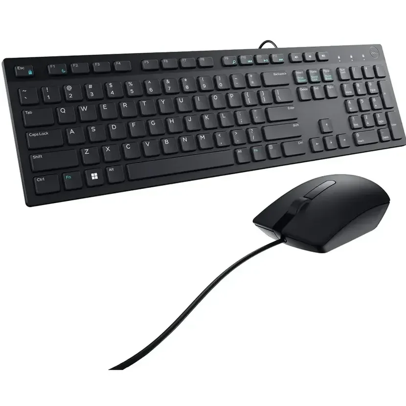 Kit Teclado e Mouse com Fio Dell Km300c Inglês - 2
