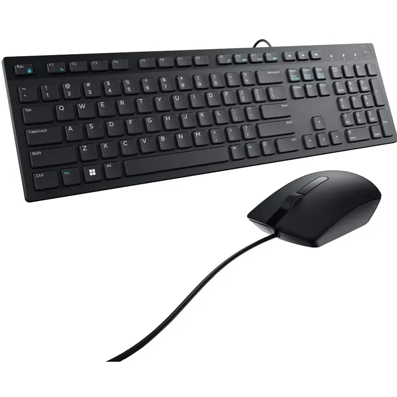 Kit Teclado e Mouse com Fio Dell Km300c Inglês - 1