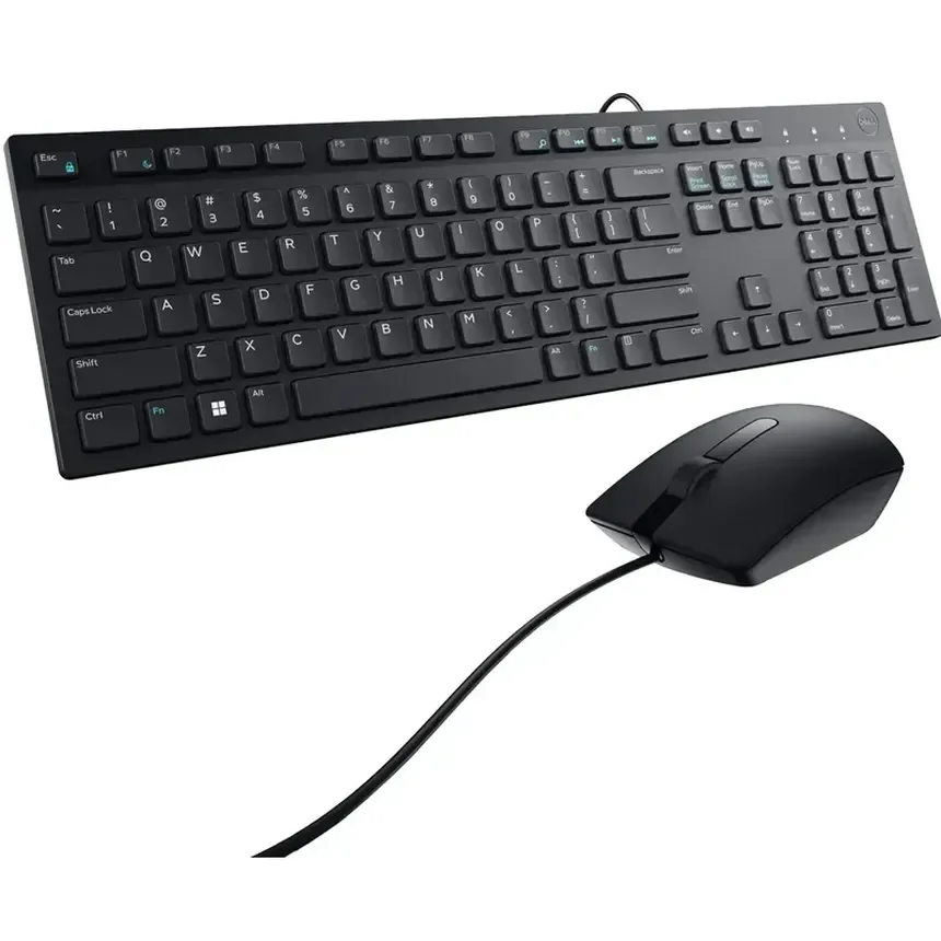 Kit Teclado e Mouse com Fio Dell Km300c Inglês - 3