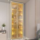 Ver imagem 3 de Sapateira 2 Portas Reflecta Led 100% Mdf Magnifica Off White - Gelius