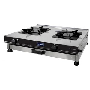 Fogão Industrial de Mesa Metvisa 2 Bocas Fgim2b