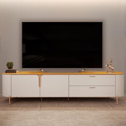 Rack Tv 75 Pol Orgânico Dion D05 Bali Cedro - 6