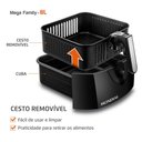 Ver mais imagens de Fritadeira sem Óleo Air Fryer 8l Preto 127v