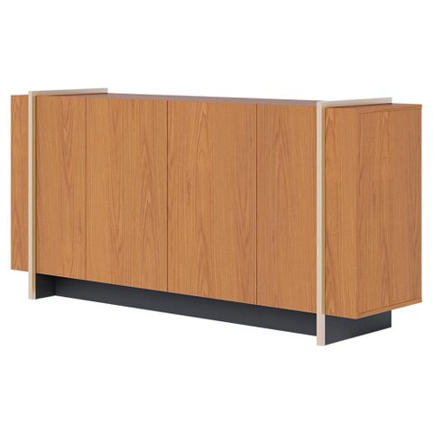 Balcao Buffet 160 Cm Copacabana Dourado Freijo Colibri