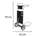 Ver imagem 4 de Carrinho de Praia Mor com Avanço de Cadeira e Caixa Térmica Preto