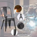 Ver imagem 7 de Kit 10 Cadeiras Iron Tolix - Preto Brilhante