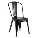 Ver imagem 2 de Kit 10 Cadeiras Iron Tolix - Preto Brilhante