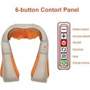 Ver imagem 2 de Colete Shiatsu Pescoço Massageador Infravermelho Neck Bivolt Q-1343