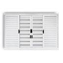 Ver imagem 1 de Janela de Aço Veneziana de Correr 100x120cm 6 Folhas coflx MGM