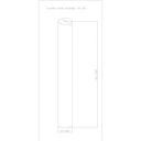 Ver imagem 2 de Luminária Plafon Viena Tubo 60cm Woods Amarelo/Dourado