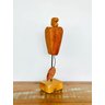 Escultura Caju em Madeira - Decoração Artesanal de Sergipe - 2