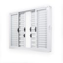 Ver imagem 4 de Janela de Aço Veneziana de Correr 100x150cm 6 Folhas coflx MGM