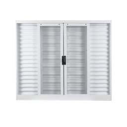 Janela de Aço Veneziana de Correr 100x150cm 6 Folhas coflx MGM - 3 Janela de Aço Veneziana de Correr 100x150cm 6 Folhas coflx MGM - 3