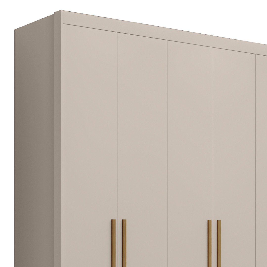 Guarda Roupa Casal 6 Portas 3 Gavetas 233cm Dubai Fendi - Vlr Móveis - 6