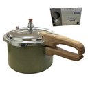 Ver imagem 2 de Panela de Pressão Max Chef Wood Indução 4,2L - Verde Acinzentado