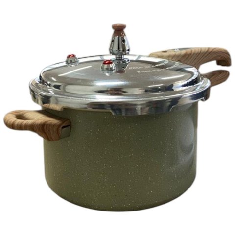 Panela de Pressão Max Chef Wood Indução 4,2L - Verde Acinzentado