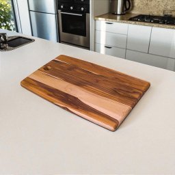 Tábua Quadrada 33x23,5 em Madeira - 3
