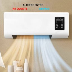Aquecedor Refrigerador Ar Portatil Ventilador Parede Controle Ajuste de Temperatura Secador Roupa Qu - 5 Aquecedor Refrigerador Ar Portatil Ventilador Parede Controle Ajuste de Temperatura Secador Roupa Qu - 5
