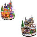 Ver imagem 7 de Casa Natalina Ginger Colorido 29x24x20,5cm Florarte 60501