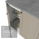 Ver mais imagens de Torre Quente 70 cm 3 Portas Branco/Crema Vik Madesa