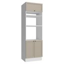 Ver imagem 1 de Torre Quente 70 cm 3 Portas Branco/Crema Vik Madesa