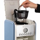 Ver imagem 4 de Cafeteira Ariete Vintage Azul Programável 4 a 12 Xícaras 900W 220V - Modelo 1342 Retrô