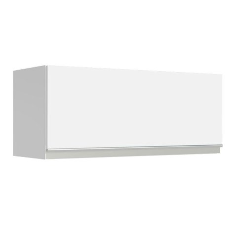 Armário de Cozinha Aéreo 80 cm 1 Porta Suspensa Branco Glamy Madesa