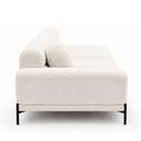 Ver imagem 2 de Sofá Arezzo 3 Lugares Fixo 210cm Off White Bouclé Sallar Home