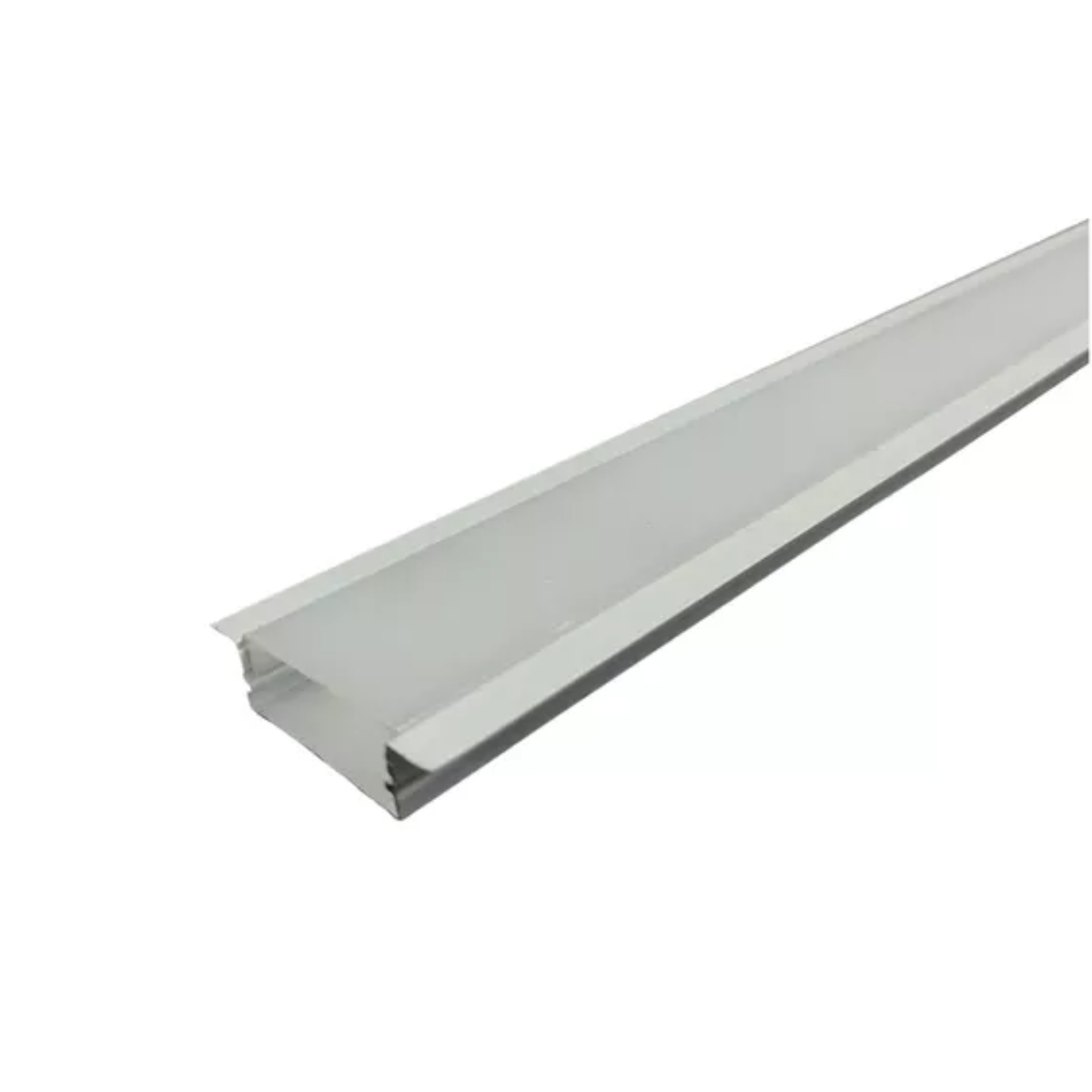 Perfil de Embutir 41,3x30mm P/fitas de Led 2m Astraled - Branco