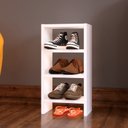 Ver imagem 2 de Sapateira Armário Multiuso MDF Branco 30cm