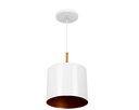 Ver imagem 1 de Lustre Pendente Moderno Bilboque Médio Cilídrico Br Fosco Cobre