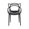 Kit 4 Cadeiras Solna Allegra de Polipropileno Preta - 3