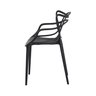 Kit 4 Cadeiras Solna Allegra de Polipropileno Preta - 4