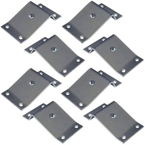 Kit 8 Chapinhas Inclinada 15º Fixação Pés Palito Rosca
