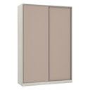Ver imagem 1 de Guarda-roupa Solteiro Luciane 2 Portas de Correr 3 Gavetas Prime Plus 160 Cm
