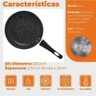 Frigideira Indução Revestimento Ceramico Cinza 20 Cm Lyor - 2
