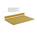 Ver imagem 4 de Tampo e Roda Tampo para Balcão 80cm 2 Portas de Madeira Maciça Joy Marrom