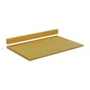 Ver imagem 1 de Tampo e Roda Tampo para Balcão 80cm 2 Portas de Madeira Maciça Joy Marrom