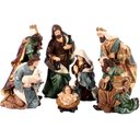Ver imagem 1 de Presépio Imagens em Resina Nascimento de Cristo 7 Peças