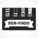 Ver imagem 1 de Tapete Capacho Estampado - 40cm X 60cm:bem-vindo