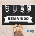 Ver imagem 2 de Tapete Capacho Estampado - 40cm X 60cm:bem-vindo