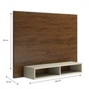 Ver imagem 2 de Painel Para Tv Até 40" Jazz Viero Móveis Imbuia C/Off White