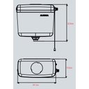 Ver imagem 2 de Caixa de Descarga Alumasa - Cinza claro