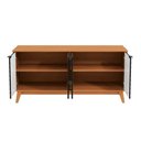 Ver imagem 5 de Aparador Kappesberg 4 Portas 3d Canela-preto 180cm