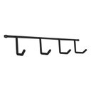 Ver imagem 2 de Kit com 3 Suportes Porta Vassouras Isabela com 4 Ganchos Preto