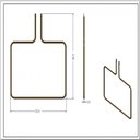 Ver imagem 3 de Kit Resistência Superior para Fornos Embutir 110v 5 Peças Verde 110v