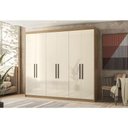 Ver imagem 5 de Cômoda Astral e Guarda Roupa Casal Venice 62080 Amendola Touch Off White - Demóbile