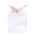 Ver imagem 4 de Kit Porta Pincel, Porta Cotonete e Porta Algodão Borboleta Rosa