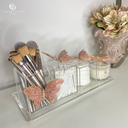 Ver imagem 7 de Kit Porta Pincel, Porta Cotonete e Porta Algodão Borboleta Rosa